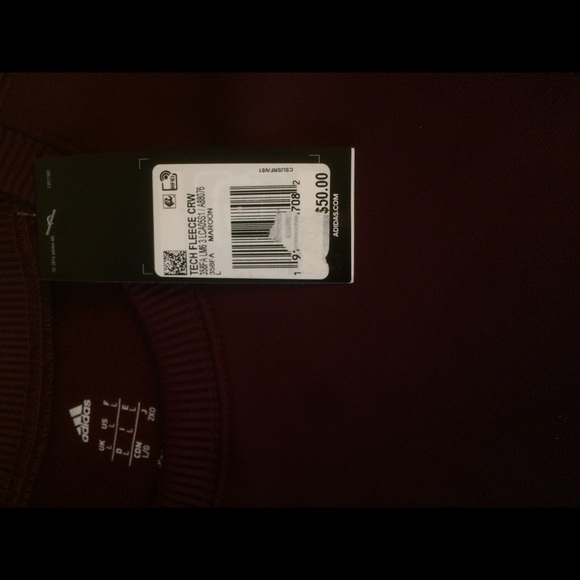 Adidas tech fleece crew neck long sleeve - Picture 3 of 3